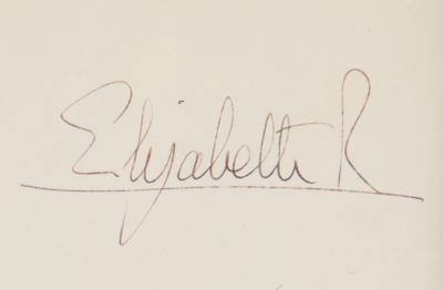 Lot #226 Queen Elizabeth II Document Signed - Image 4