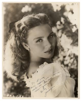 Lot #647 Jennifer Jones Signed Oversized Photograph - Image 1