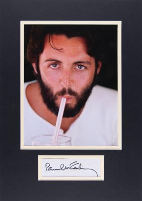 Lot #471 Beatles: Paul McCartney Signature