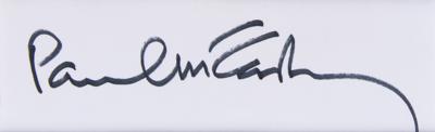Lot #471 Beatles: Paul McCartney Signature - Image 2