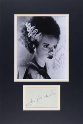 Lot #597 Bride of Frankenstein: Elsa Lanchester Signature - Image 1