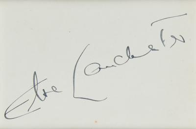 Lot #597 Bride of Frankenstein: Elsa Lanchester Signature - Image 2