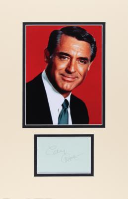 Lot #631 Cary Grant Signature