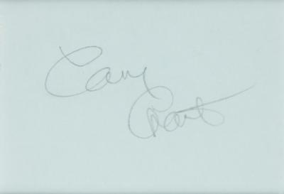 Lot #631 Cary Grant Signature - Image 2