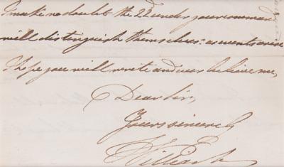 Lot #202 King William IV Partial Autograph Letter Signed - Image 2