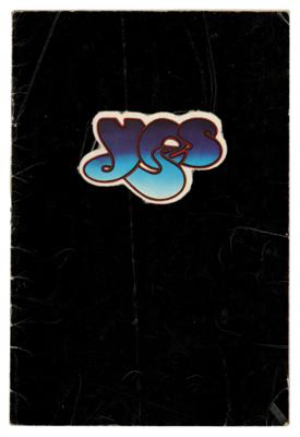 Lot #554 Yes Signed 1973 UK Tour Program