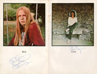 Lot #554 Yes Signed 1973 UK Tour Program - Image 3