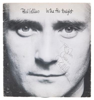 Lot #485 Phil Collins Signed 45 RPM Record - 'In