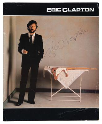 Lot #481 Eric Clapton Signed 1983 Tour Program