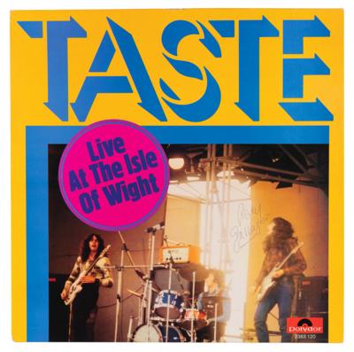 Lot #503 Rory Gallagher Signed Taste Album - Live at the Isle of Wight - Image 1