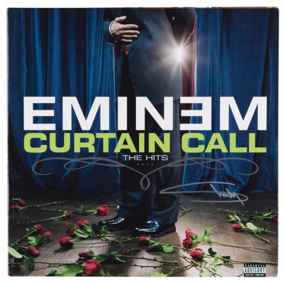 Lot #561 Eminem Signed Album - Curtain Call: The Hits - Image 1