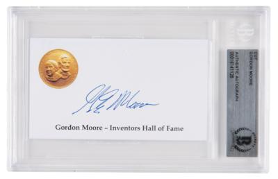 Lot #208 Gordon Moore Signature