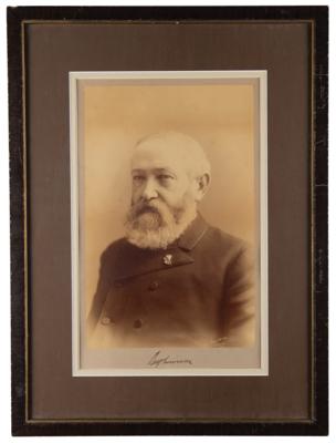 Lot #18 Benjamin Harrison Signed Oversized Portrait Photograph as President-Elect - Image 2