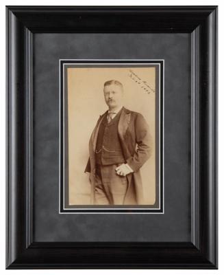 Lot #22 Theodore Roosevelt Signed Photograph as President - Image 3