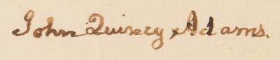 Lot #5 John Quincy Adams Autograph Letter Signed: "I held the Office of Secretary of State of the United States, during the whole administration of James Monroe" - Image 2