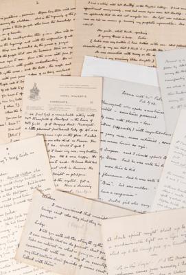 Lot #343 Arthur Conan Doyle (8) Handwritten Manuscripts on Seances and Spiritualism - Image 1