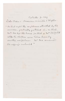 Lot #343 Arthur Conan Doyle (8) Handwritten Manuscripts on Seances and Spiritualism - Image 8