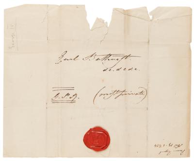 Lot #197 King George IV Autograph Letter Signed on Appointing Wellington as Commander-in-Chief in America - Image 2