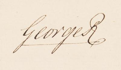 Lot #117 King George III Appoints His Ambassador to the United States of America - Image 7