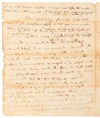 Lot #105 Francis Scott Key Autograph Letter Signed - Image 2