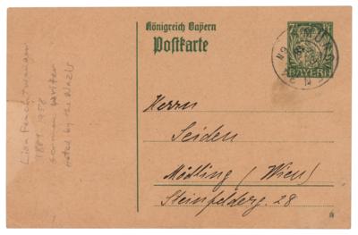 Lot #365 Lion Feuchtwanger Autograph Letter Signed - Image 2