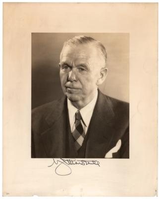 Lot #272 George C. Marshall Signed Photograph
