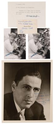 Lot #395 Herman Wouk (5) Signed Items - Image 1