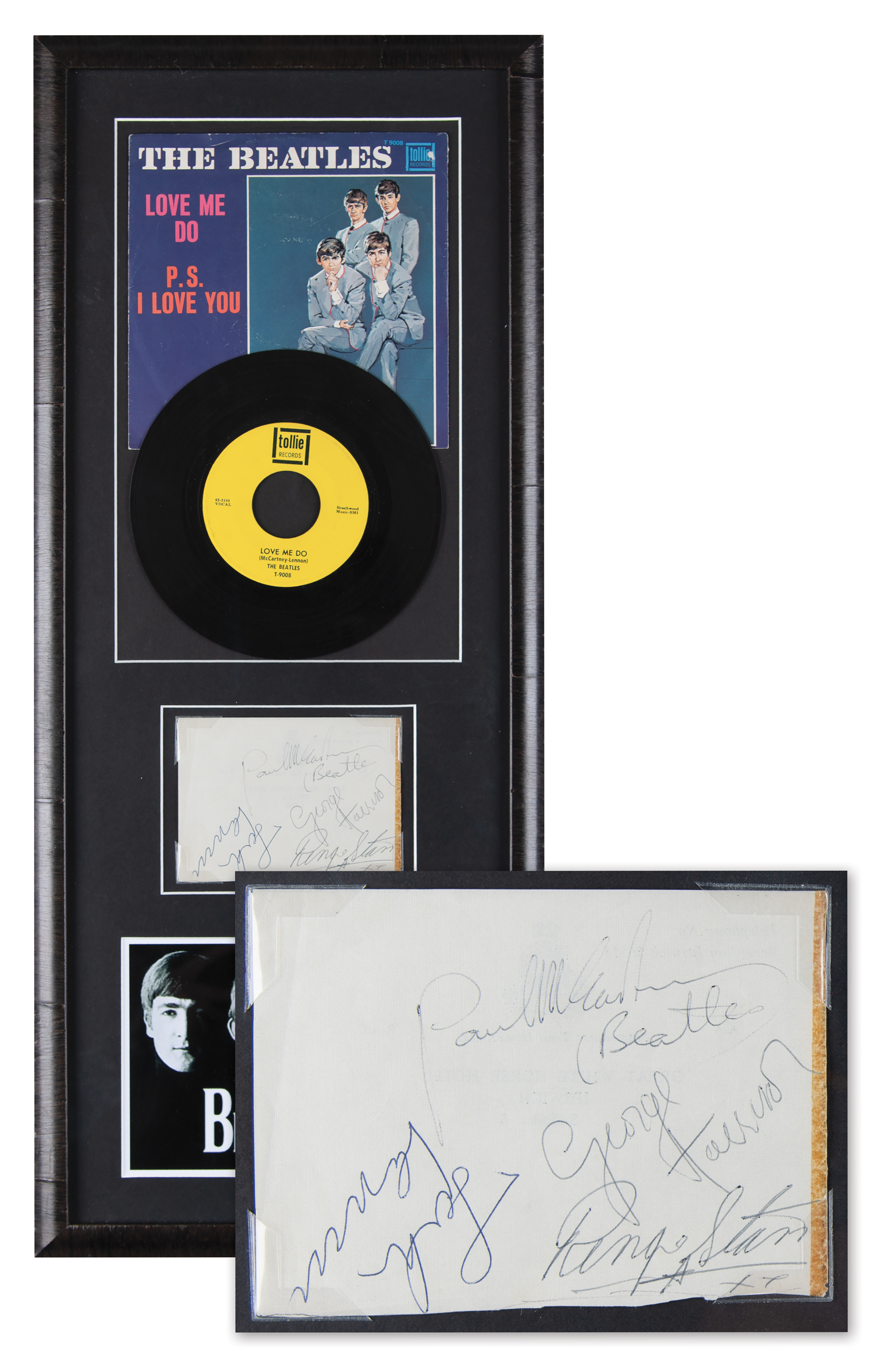 Lot #419 Beatles Signatures (c. 1963) - Image 1