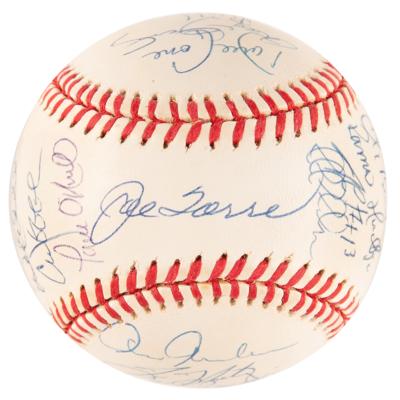 Lot #743 NY Yankees: 1999 Team-Signed Baseball