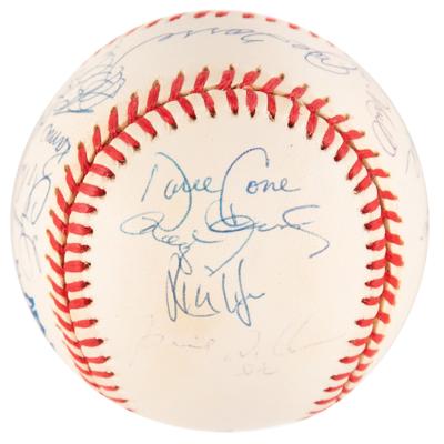 Lot #743 NY Yankees: 1999 Team-Signed Baseball - Image 5