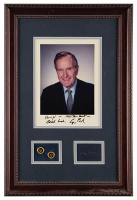 Lot #36 George Bush Signed Photograph - Image 1