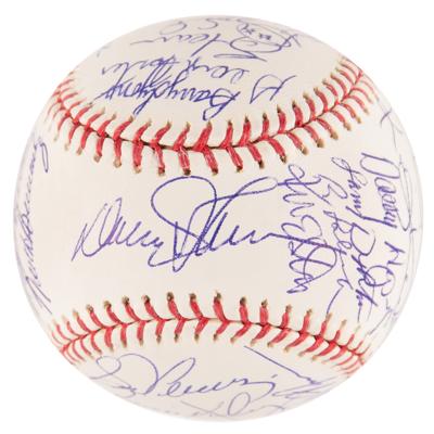 Lot #740 NY Mets: 1986 Team-Signed Baseball