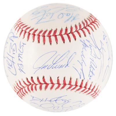 Lot #745 NY Yankees: 2014 Team-Signed Baseball