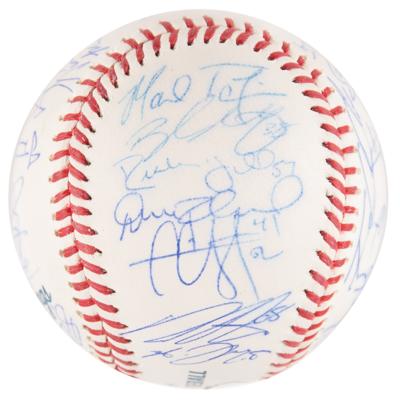 Lot #745 NY Yankees: 2014 Team-Signed Baseball - Image 5