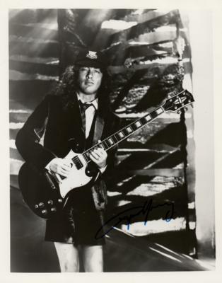 Lot #463 AC/DC: Angus Young Signed Photograph - Image 1