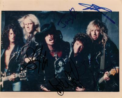 Lot #464 Aerosmith Signed Photograph - Image 1