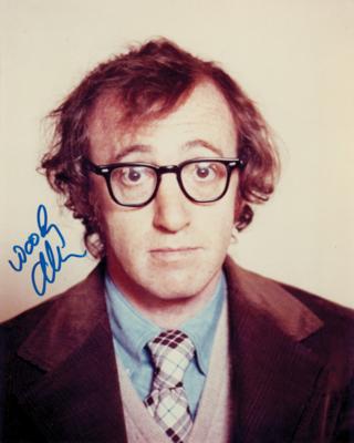 Lot #585 Woody Allen Signed Photograph