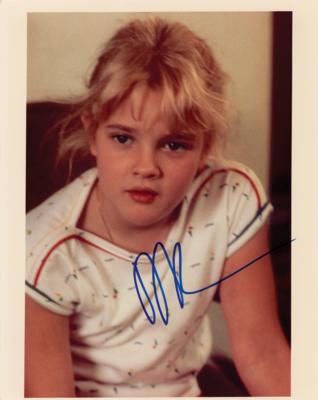 Lot #589 Drew Barrymore Signed Photograph - Image 1