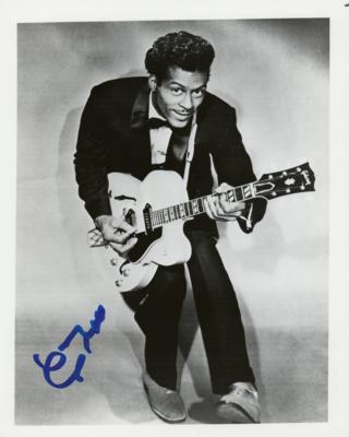 Lot #475 Chuck Berry Signed Photograph