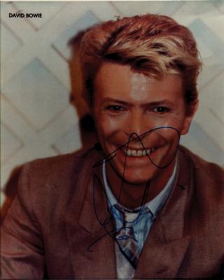 Lot #476 David Bowie Signed Photograph