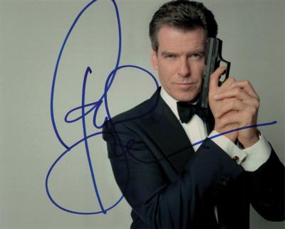 Lot #598 Pierce Brosnan Signed Photographer - Image 1