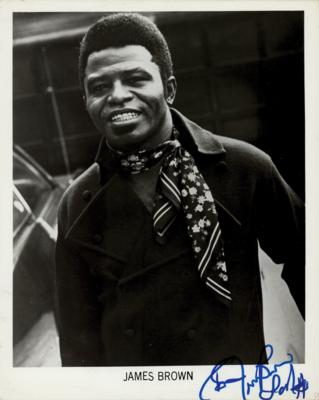 Lot #477 James Brown Signed Photograph