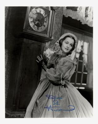 Lot #612 Olivia de Havilland Signed Photograph - Image 1