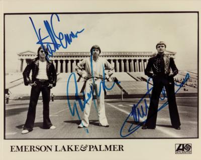Lot #498 Emerson, Lake & Palmer Signed Photograph