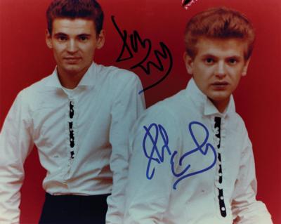 Lot #499 Everly Brothers Signed Photograph - Image 1