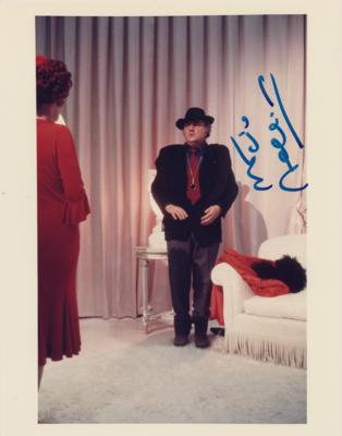 Lot #620 Federico Fellini Signed Photograph - Image 1