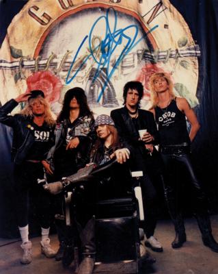 Lot #510 Guns n' Roses: Slash Signed Photograph - Image 1