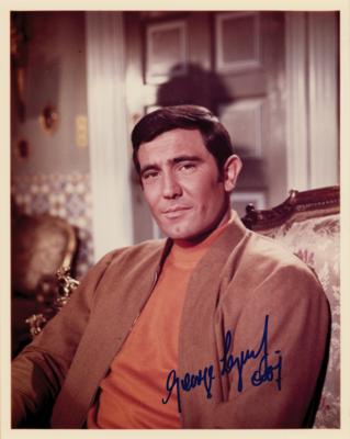 Lot #655 George Lazenby Signed Photograph - Image 1