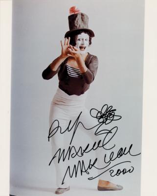 Lot #663 Marcel Marceau Signed Photograph - Image 1