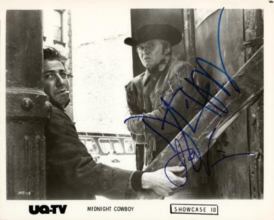 Lot #665 Midnight Cowboy: Dustin Hoffman and Jon Voight Signed Photograph - Image 1